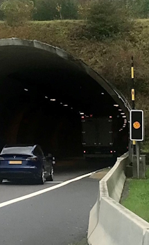 A13: Limitation de la vitesse dans le tube descendant (direction Pétange-Sarre) du tunnel Markusberg jusqu’à nouvel ordre (09.10.2024)